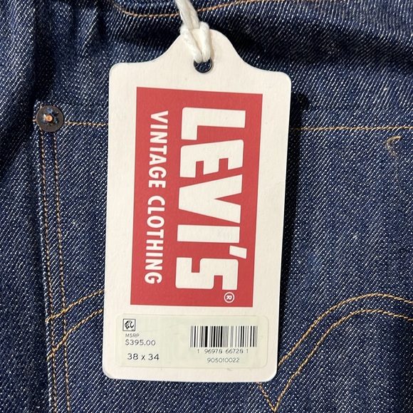 Levi’s LVC Buckleback 501xx jeans 38x34 - Picture 3 of 6